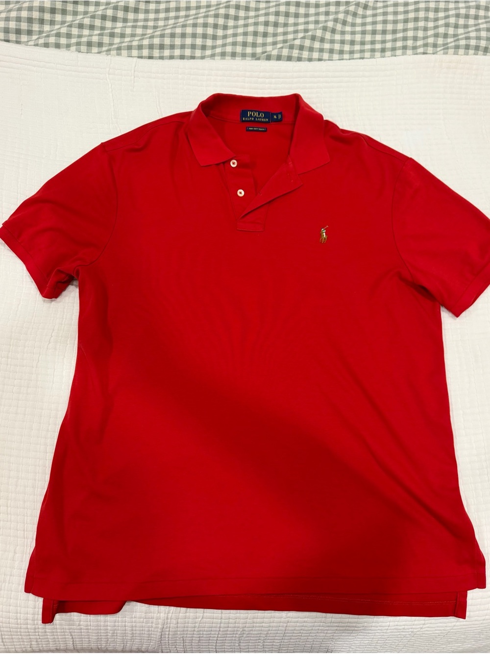 Polo Ralph Lauren Red Pima Polo XL
